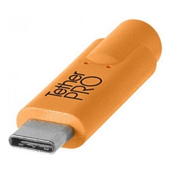 Кабель Tether Tools TetherPro USB-C to USB-C 3m Orange (CUC10-ORG)- фото4