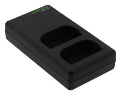 Зарядное устройство PATONA для двух батарей Canon LP-E6, включая кабель USB-C- фото