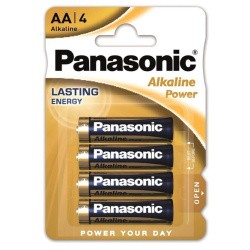 Батарейки Panasonic Alkiline power AA щелочные в блистере 4шт LR6REB/4BPR