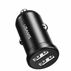 Автомобильное зарядное устройство Usams US-CC114 C20 2.4А черный (CC114TC01)- фото