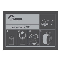 Рюкзак Lowepro SleevePack 13, черный- фото3