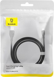 Кабель Baseus CB000052 Pudding Series Fast Charging Cable  USB to iP 2.4A 1.2m Cluster Black (P10355700111-00)- фото4