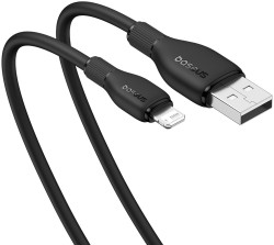 Кабель Baseus CB000052 Pudding Series Fast Charging Cable  USB to iP 2.4A 1.2m Cluster Black (P10355700111-00)- фото6