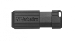USB Flash Verbatim PinStripe 128GB черный (49071)- фото3