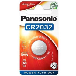 Батарейка Panasonic литиевая CR2032 блистер, 1 шт (CR-2032EL/1B)