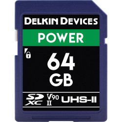 Карта памяти Delkin Devices Power SDXC 64GB 2000X UHS-II Class 10 V90 [DDSDG200064G]