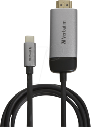 Кабель HDMI Verbatim V USB-C > HDMI Cable U3.1G1/HDMI 1.5m- фото3