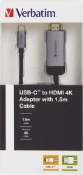 Кабель HDMI Verbatim V USB-C > HDMI Cable U3.1G1/HDMI 1.5m- фото8