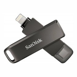 Флеш-накопитель SanDisk iXpand Luxe 128GB USB-C + Lightning (SDIX70N-128G-GN6NE)- фото
