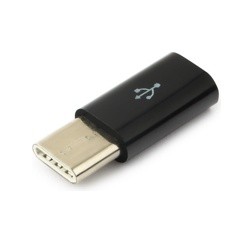 Переходник USB Cablexpert A-USB2-CMmF-01, USB Type-C/USB MicroB (F)- фото