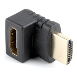 Переходник HDMI - HDMI Cablexpert A-HDMI270-FML, 19F/19M, угловой соединитель 270 градусов- фото