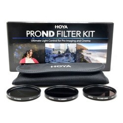 Светофильтр Hoya PRO ND FILTER KIT 58мм 8/64/1000 комплект из 3х фильтров- фото2