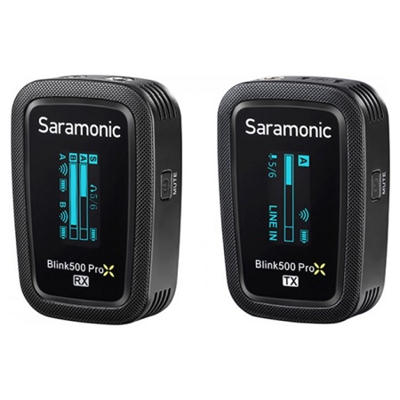 Радиосистема Saramonic Blink500 ProX B1 (TX+RX) 2,4Ггц приемник + передатчик, разъем 3,5мм - фото1 Радиосистема Saramonic Blink500 ProX B1 (TX+RX) 2,4Ггц приемник + передатчик, разъем 3,5мм - фото1
