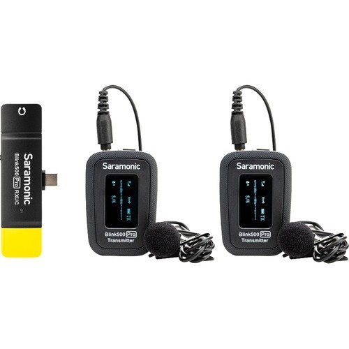 Радиостистема Saramonic Blink500 Pro B6 приемник и 2 передатчика с кейсом-зарядкой для телефона - фото1 Радиостистема Saramonic Blink500 Pro B6 приемник и 2 передатчика с кейсом-зарядкой для телефона - фото1