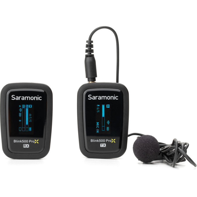 Радиосистема Saramonic Blink500 ProX B1 (TX+RX) 2,4Ггц приемник + передатчик, разъем 3,5мм - фото2 Радиосистема Saramonic Blink500 ProX B1 (TX+RX) 2,4Ггц приемник + передатчик, разъем 3,5мм - фото2