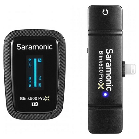 Saramonic Blink500 ProX B3 (TX+RXDI) Радиосистема 2,4Ггц приемник + передатчик, Lightning (iPhone) - фото1 Saramonic Blink500 ProX B3 (TX+RXDI) Радиосистема 2,4Ггц приемник + передатчик, Lightning (iPhone) - фото1