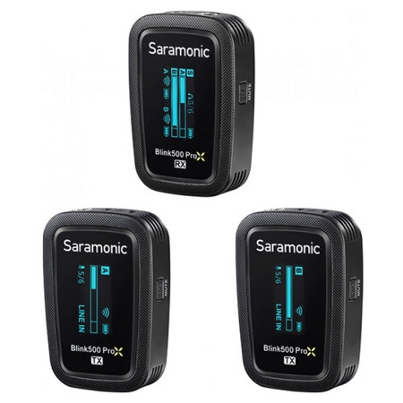 Радиосистема Saramonic Blink500 ProX B2 (TX+TX+RX) 2,4Ггц приемник + 2 передатчика, разъем 3,5мм - фото1 Радиосистема Saramonic Blink500 ProX B2 (TX+TX+RX) 2,4Ггц приемник + 2 передатчика, разъем 3,5мм - фото1